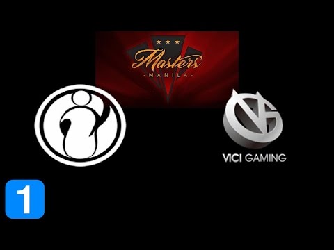 IG vs VG  Game 1 Masters Manila 2017 Dota 2 Highlights
