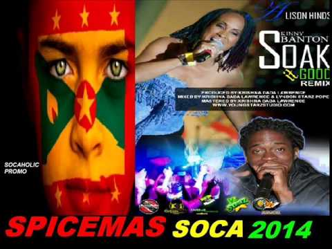 [NEW SPICEMAS 2014] Skinny Banton & Alison Hinds - Soak It Good (Remix) - Grenada Soca 2014