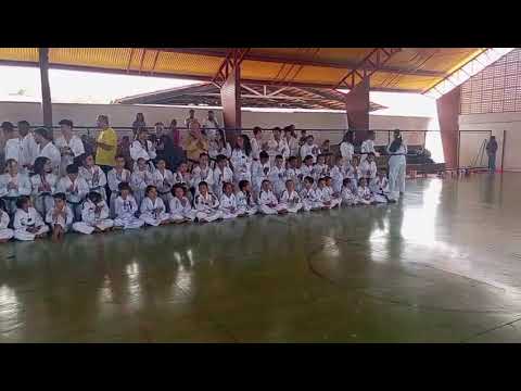 Taekwondo indiara-goias primeiro exame de faixas Coloridas 2026