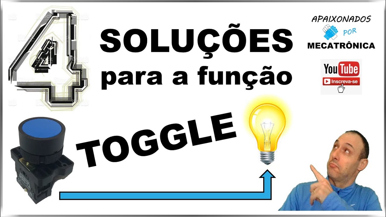 4 SOLUÇÕES PARA A FUNÇÃO TOGGLE | PROGRAMAÇÃO DE CLP | CODESYS
