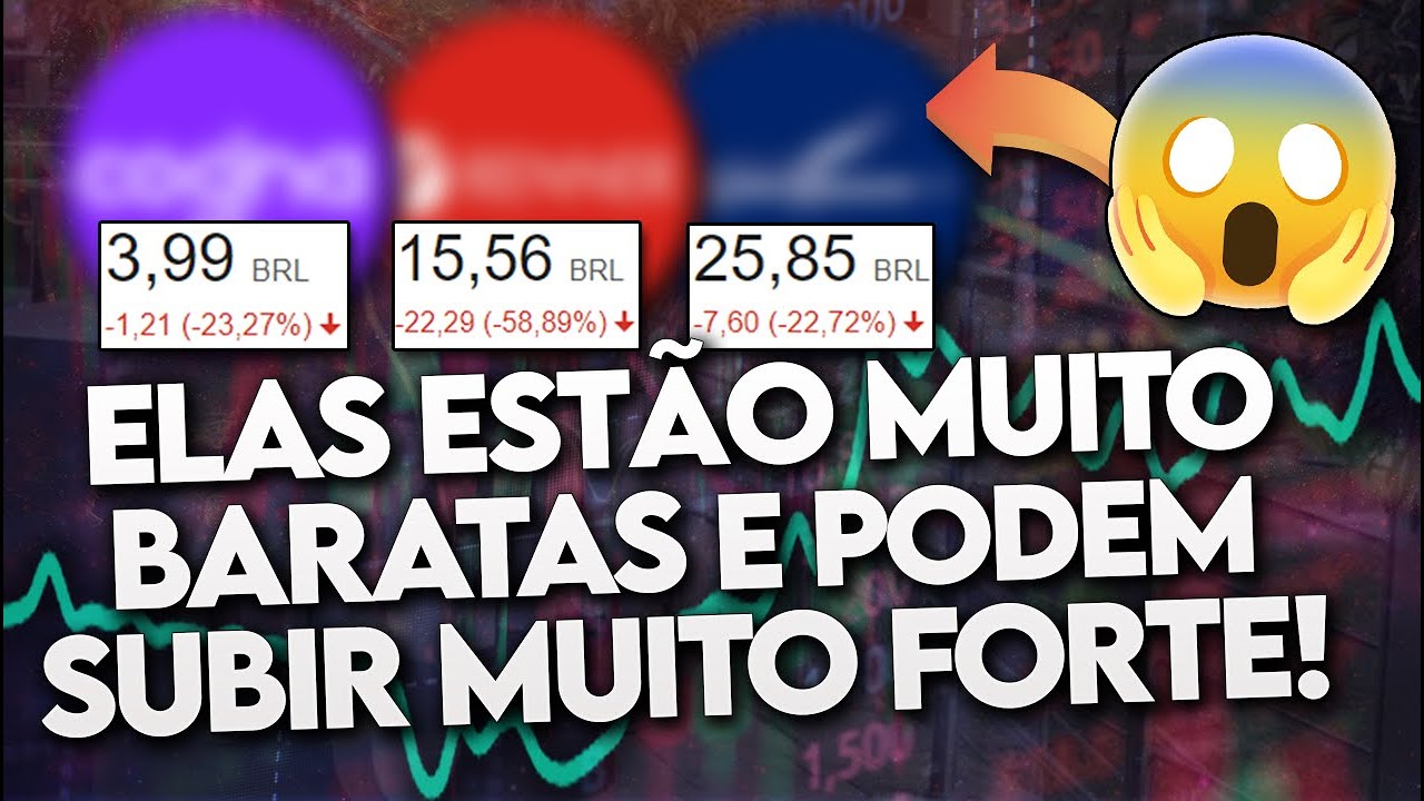 AS 3 AÇÕES MAIS BARATAS da BOLSA? As EMPRESAS eu TERIA se ESTIVESSE INICIANDO HOJE! - TOP 3
