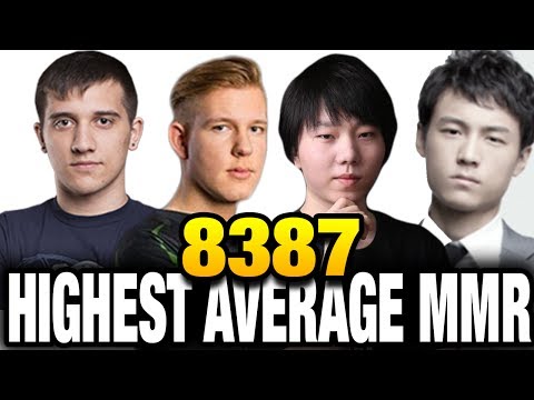 Highest 8387 Average Game - Arteezy Paparazi Cr1t Sylar Dota 2