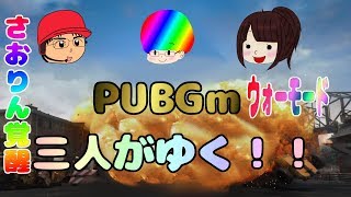 【PUBGｍ】三人でウォーモード！！ドン勝！！