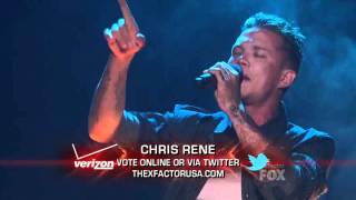 Chris Rene Performing &#39;Superstar&#39; on the Second Live Shows - Audition 2 - X-Factor USA.
