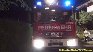 preview picture of video '[E] - FEUERWEHR WERNAU IM EINSATZ BEI EINEM KÜCHENBRAND + FW PLOCHINGEN & KÖNGEN'