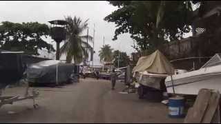 preview picture of video 'Lagos Nigeria Beachland Estate Rundfahrt Teil1'