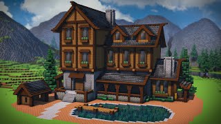 Minecraft: How To Build A Cozy Cabin | Tutorial
