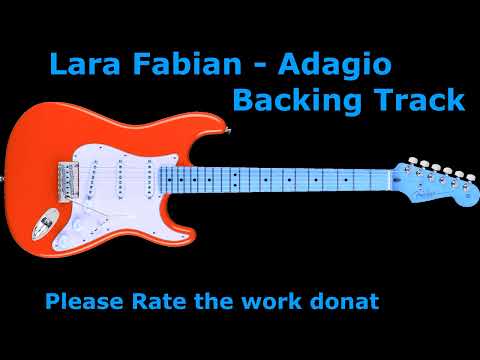🎸 Lara Fabian - Adagio / Guitar Backing Track / Guitar Lesson 🎸
