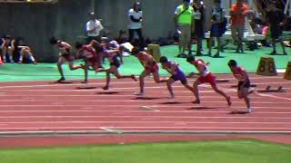 静岡県中学選抜陸上競技大会　男子100m　予選１０組