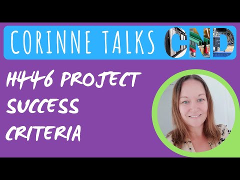 "Corinne talks CND"  - OCR A'Level project - Success criteria