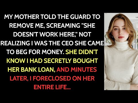 Security, escort this woman out. She doesn't work here," my mother said at my own company.