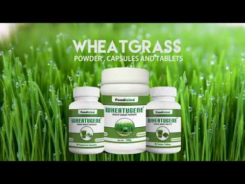Foodicine wheat grass powder, packaging type: bottle