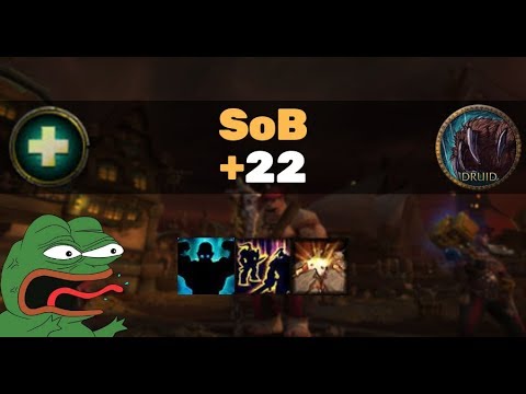 Siege of Boralus (SoB) +22 - Resto druid PoV (Zmug)