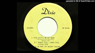 uncredited artist (Earl Aycock) - 20 Feet Of Muddy Water (Dixie 508)