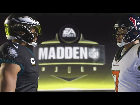 Madden NFL 24 - Houston Texans Vs Philadelphia Eagles Simulation PS5 (Updated Rosters)