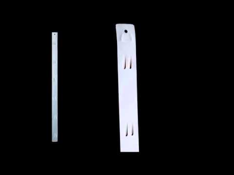 Clip Strip 6 Hook Econo Strip® Extra Display Strip, 5" Hook Spacing, 3 Prong Teeth Hooks | Cross-Sell Display Merchandising