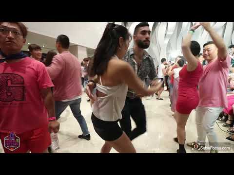 Artia Zandian & Korean Salsera Salsa - 2018 JEJU Latin Culture Festival