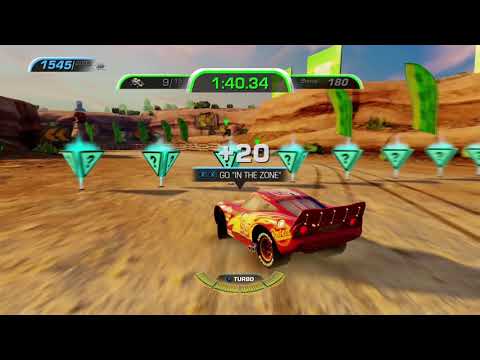 Cars 3: Driven to Win - Walkthrough 119 - Takedown, Radiator Springs Red Dirt Derby