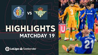 Videoresumen del Getafe - Betis