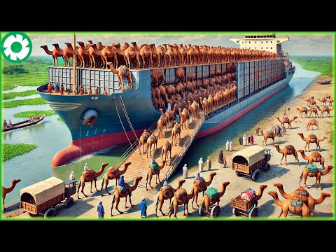 Transporting 8.9M of Giant Camel This Way - The Biggest Heavy Machinery | Agriculture Technology