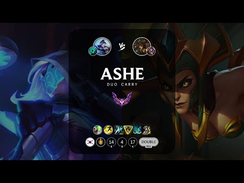 Ashe ADC vs Cassiopeia - KR Master Patch 13.24
