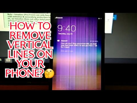 PAANO TANGGALIN ANG MGA GUHIT SA CELLPHONE | HOW TO REMOVE VERTICAL LINES ON YOUR  HUAWEI MOBILE 