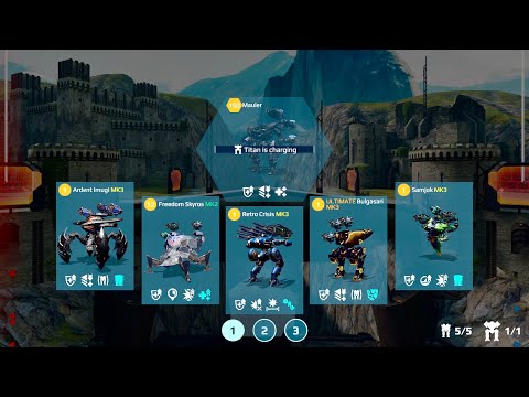 War Robots: Don't think about it | Skyros, Imugi, Crisis,  Samjok & UE Bulgasari Gameplay