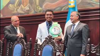 Lester Martínez recibirá homenaje en el Congreso de la República por ganar campeonato mundial de box