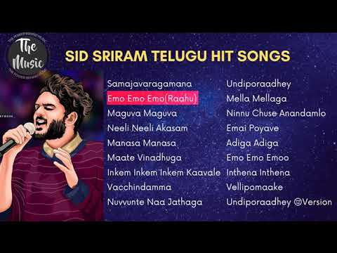 Best Of Sid Sriram Telugu Hit Songs  Latest Telugu Songs Collection  Sid Sriram Telugu Songs Jukebox