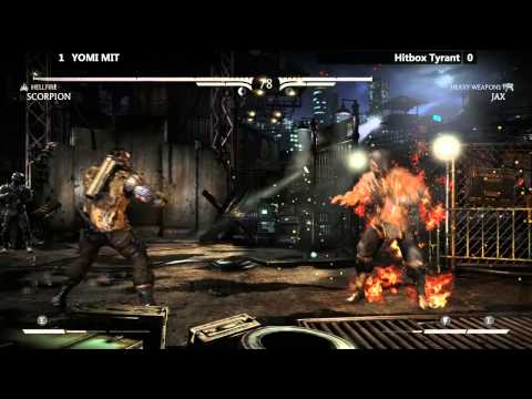 MKX Top 8 @ XBattle - YOMI MIT (Scorpion) vs Hitbox Tyrant (Jax) [720p/60fps]