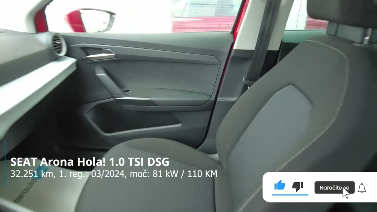 Seat Arona 1.0 TSI DSG Hola  - VL. NAPRAVA - SLO