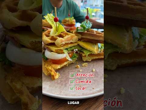¡No todo es arepa! Desayunando en Mi Waffleria (Valera) 🧇🇻🇪 #shorts