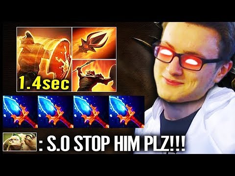 Miracle Mars NEW 7.22 Scepter CARRY 1.4 Sec God's Rebuke Dota 2 pro gameplay