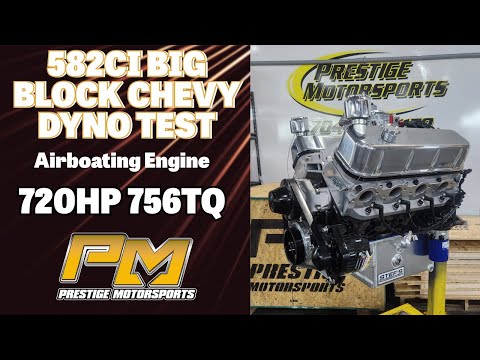 720HP/756TQ 582ci Big Block Chevy Airboating Engine for Faucheux Services at Prestige Motorsports