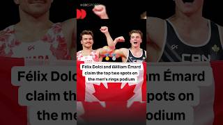 Canadians Félix Dolci & William Émard took the top two spots on the men’s rings podium????????
