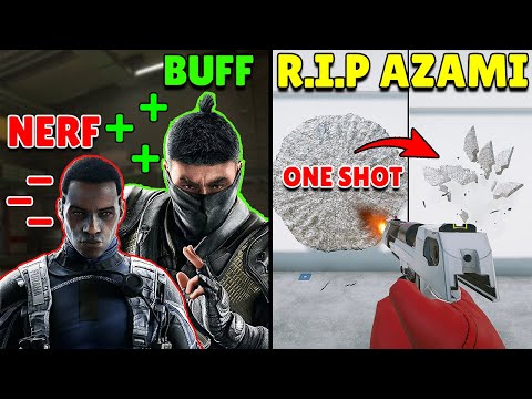 NEW MID-SEASON Update: Echo BUFF, Wamai & Azami NERF! - Rainbow Six Siege