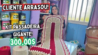 CLIENTE ARRASOU NO PEDIDO,KIT COM UMA PASSADEIRA GIGANTE!🌈 Falei os valores e peso!