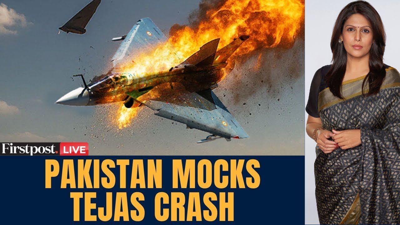 Tejas Crash LIVE: Pakistani Accounts Target India After Tejas Crash Kills IAF Pilot in Dubai