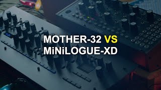 Video thumbnail for Mother-32 VS Minilogue XD | Battle of the Analog Synths by Shines