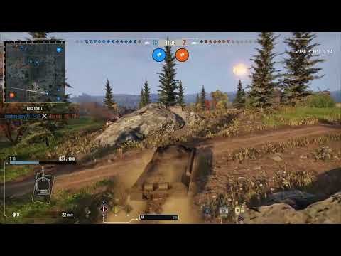 WOT CONSOLE PS4 / T-10 / Gameplay
