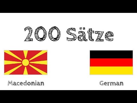 200 Sätze - Mazedonisch - Deutsch