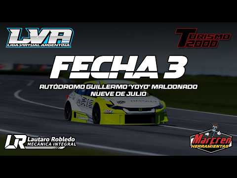 LigaVirtualArgentina - TURISMO 2000 - FECHA 3: Aut.Guillermo "Yoyo" Maldonado, 9 de Julio, BsAs.