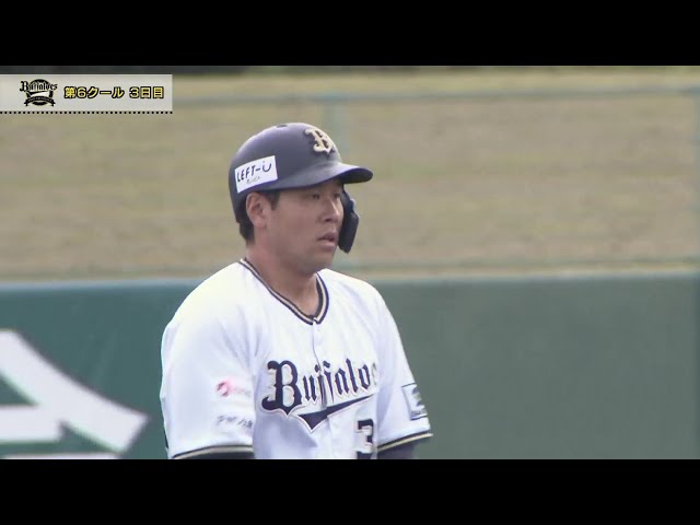 【練習試合】バファローズ・福永奨 右中間を破るタイムリー2ベースで1点差に迫る!! 2024年2月25日 オリックス・バファローズ 対 楽天モンキーズ