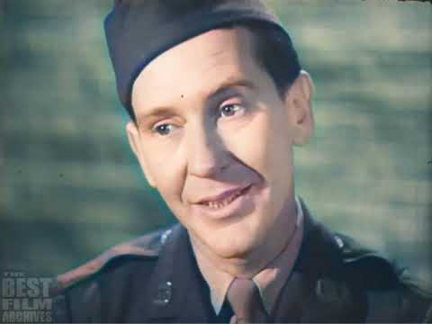WW2 Training Film | A Welcome To Britain (1943) | AI COLOURISED