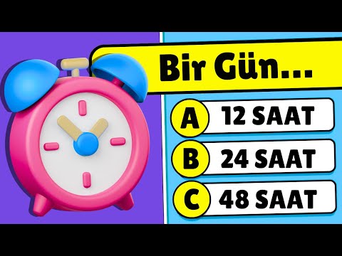 Genel Kültürün Ne Kadar İyi? 🌍🧠🤔 Genel Kültür Bilgi Yarışması