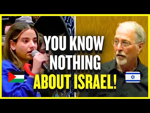 Pro Palestinian Student HUMBLED as Professor Corrects Her Lie on Israel!