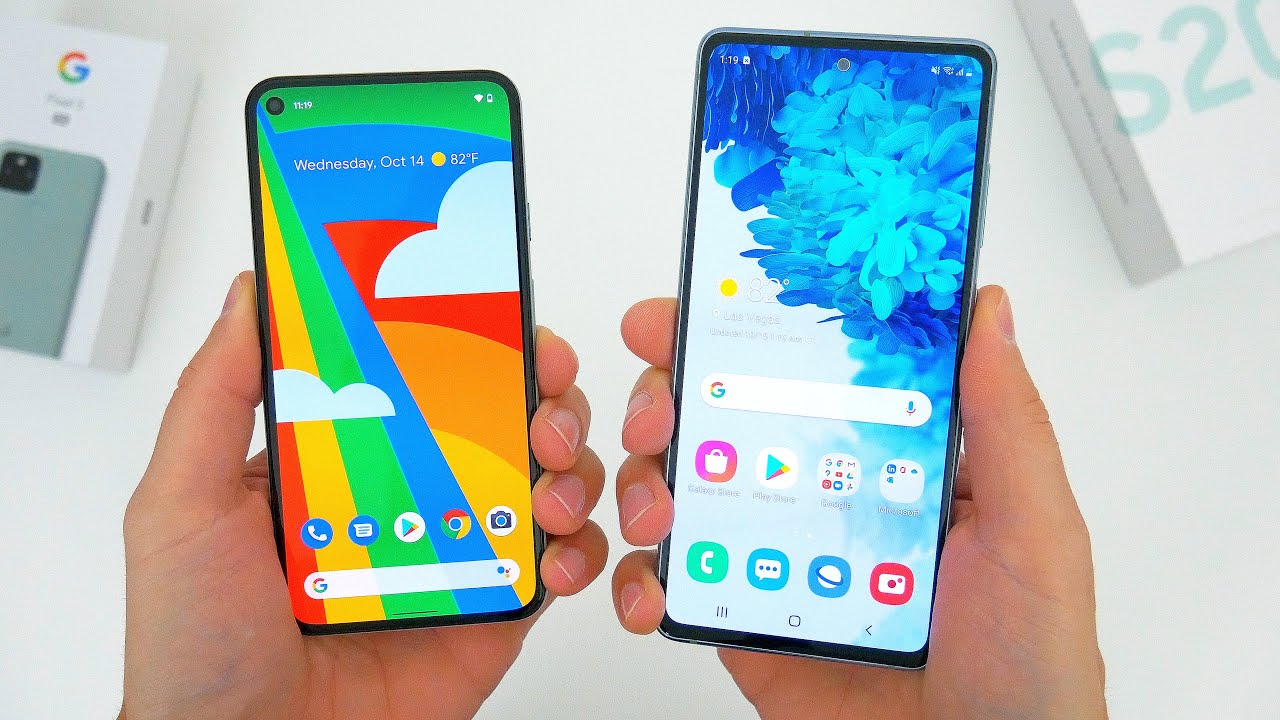Google Pixel 5 vs. Samsung Galaxy S20 FE Comparison! Which Is Better?