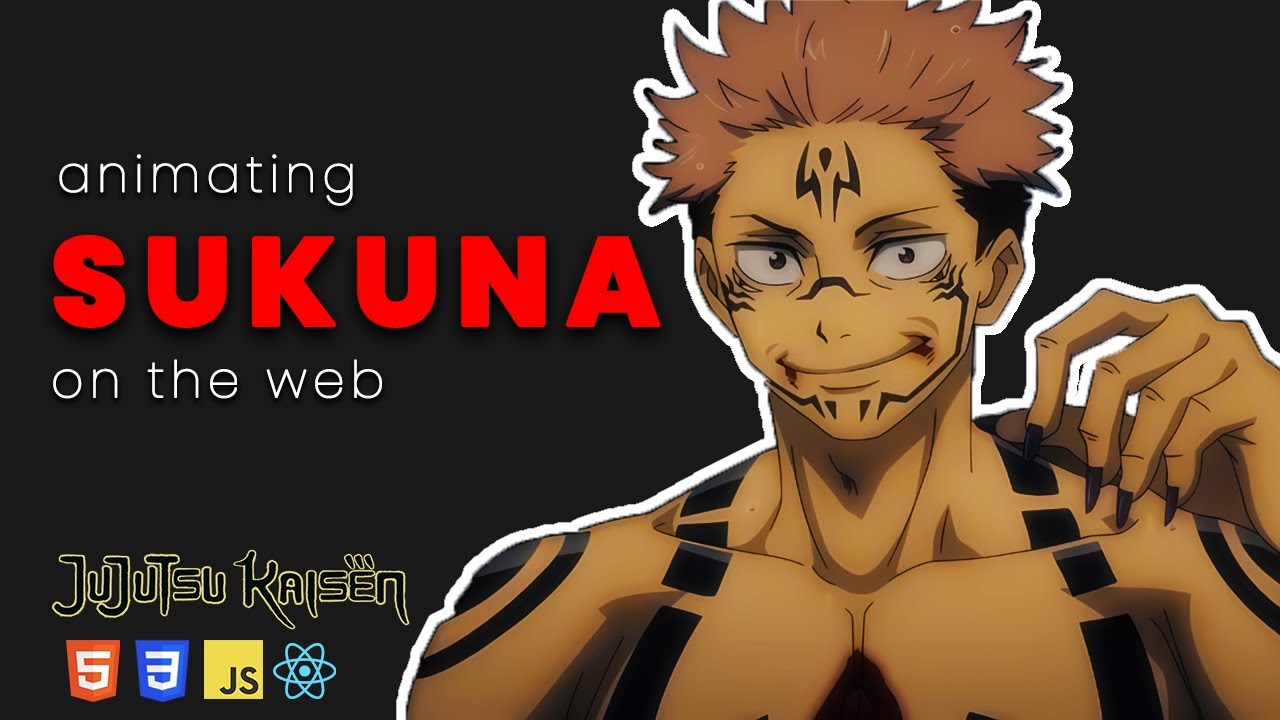 Thumbnail for Animating Sukuna full screen loader on the web