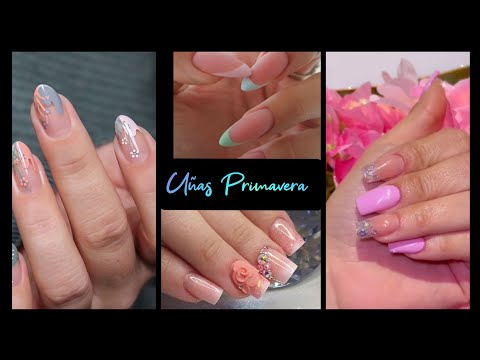 DISEÑOS DE UÑAS PRIMAVERA 2023/Acrylic nail designs spring 2023 #nails #artnails #tendency #desing