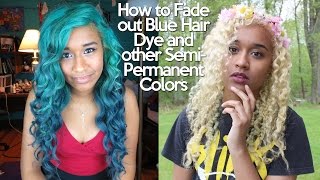 How to Fade out Blue Hair Dye and Other Semipermanent Colors| OffbeatLook